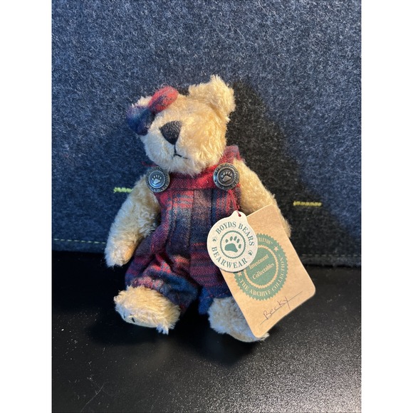 Boyds Bears Other - Boyds Bear‎ Plush BECKY 6" Jointed and Poseable With tags Archive Collection